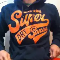 Superdry hoodie ripped off